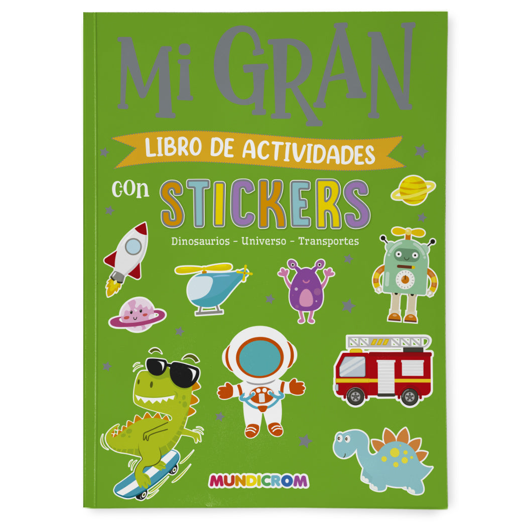 STICKERS… DINOSAURIO, UNIVERSO, ESPACIO