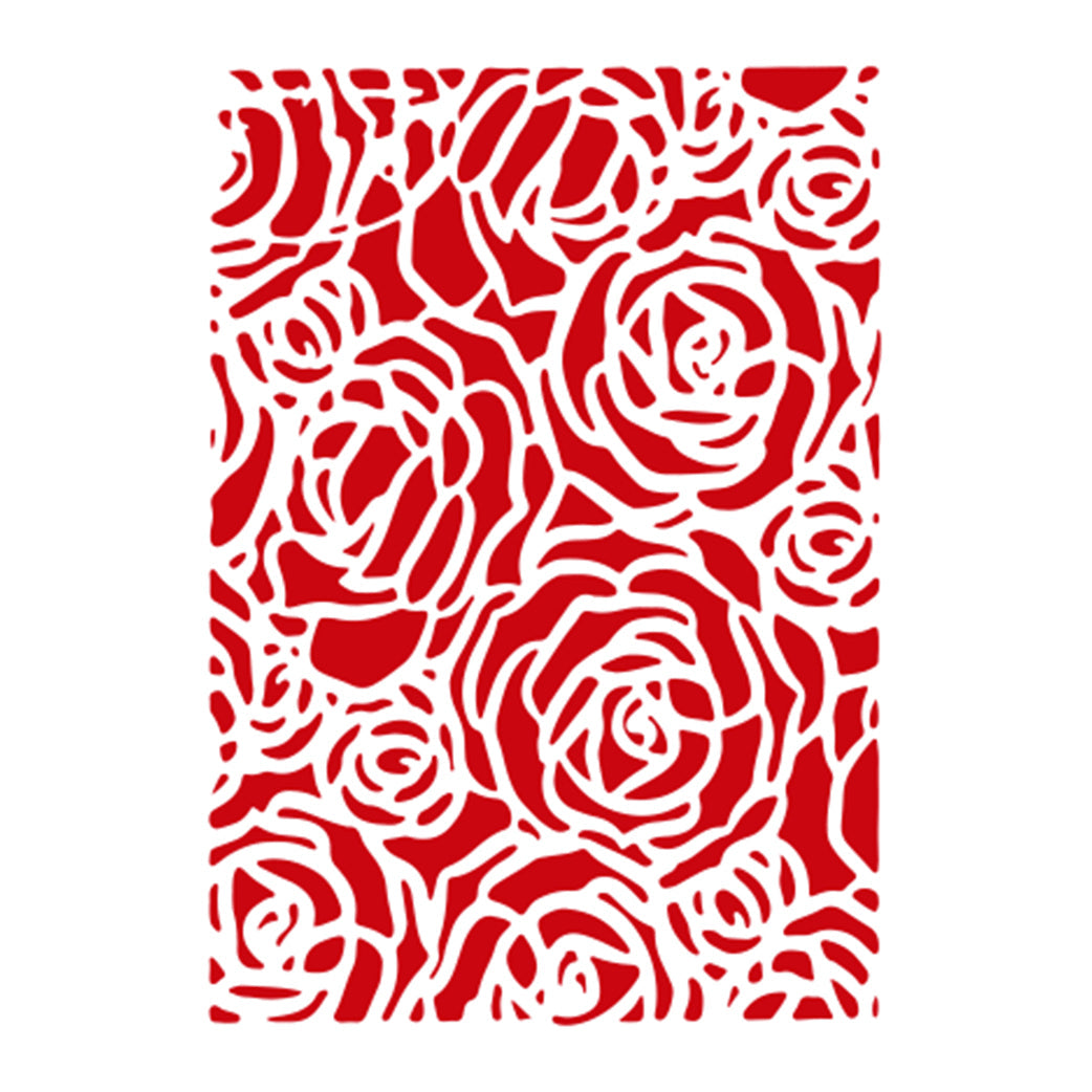 STENCIL 21X15CM FLORAL 3