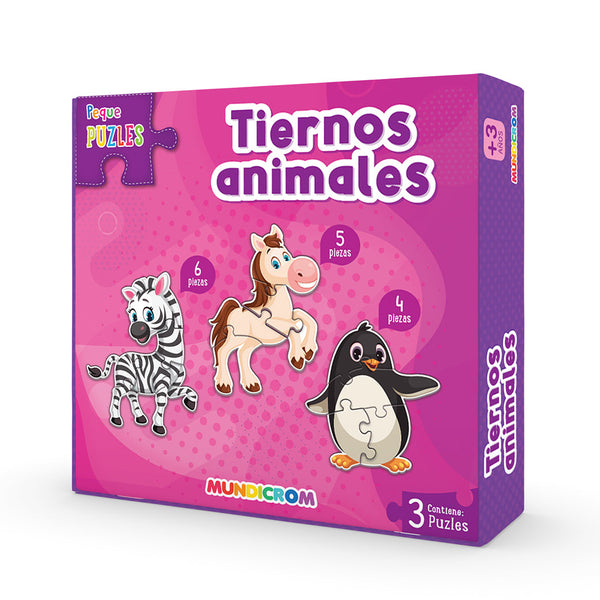 TIERNOS ANIMALES - PEQUE PUZLES