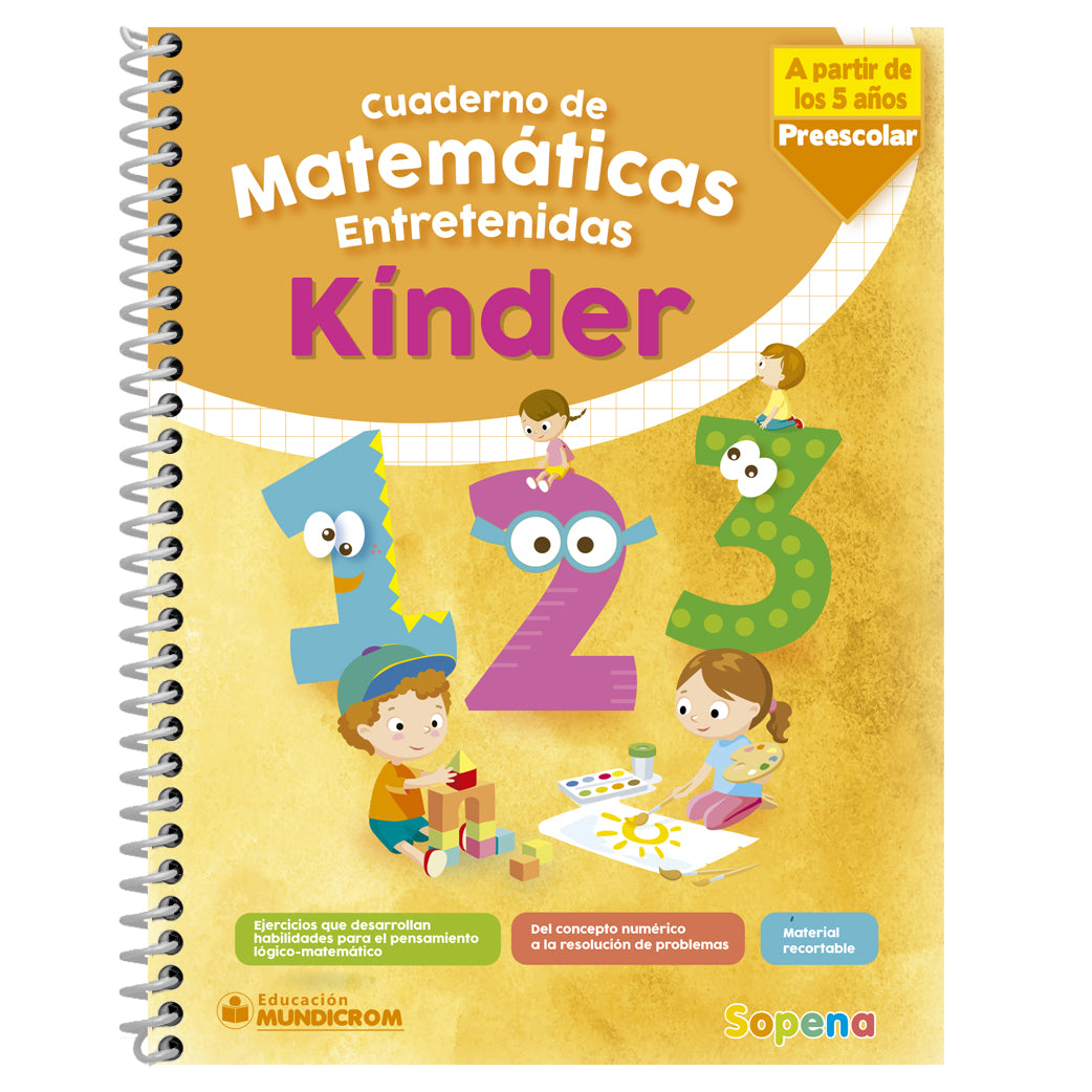 CUADERNO DE MATEMÁTICAS ENTRETENIDAS DESDE LOS 5 AÑOS