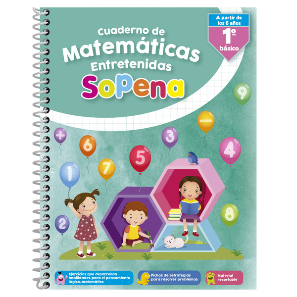 CUADERNO DE MATEMÁTICAS ENTRETENIDAS DESDE LOS 6 AÑOS