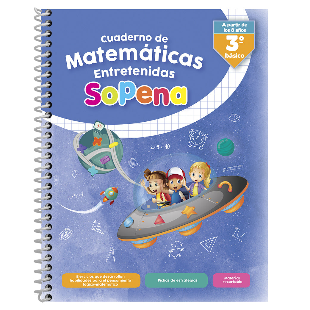 CUADERNO DE MATEMÁTICAS ENTRETENIDAS DESDE LOS 8 AÑOS