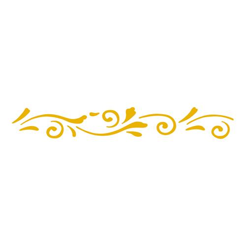 STENCIL ARABESCO 30X8 CM