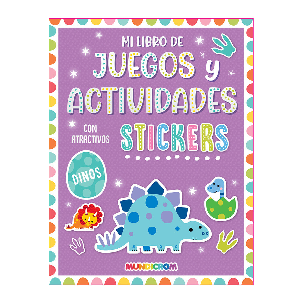 STICKER JUEGOS Y ACTIVIDADES DINOSAURIOS