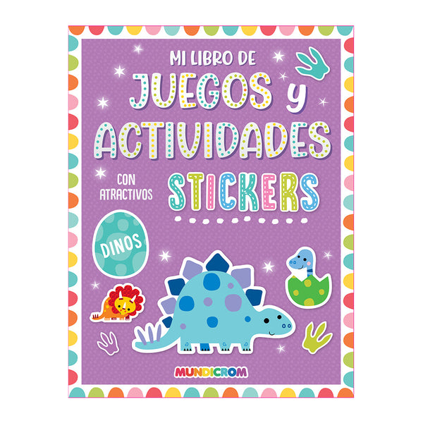 STICKER JUEGOS Y ACTIVIDADES DINOSAURIOS